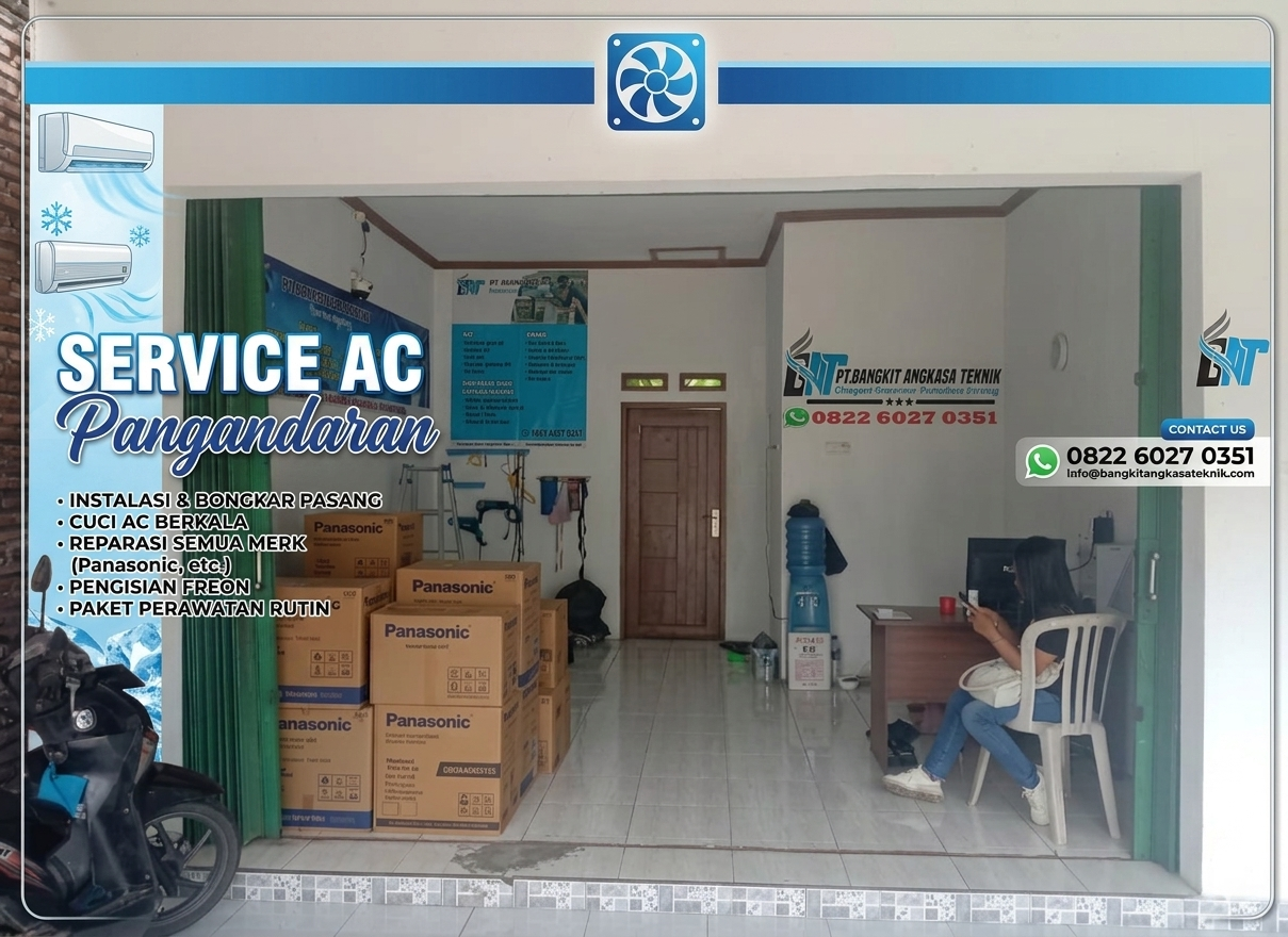 Jasa Bongkar Pasang AC Pangandaran Profesional dengan Teknisi Ahlinya