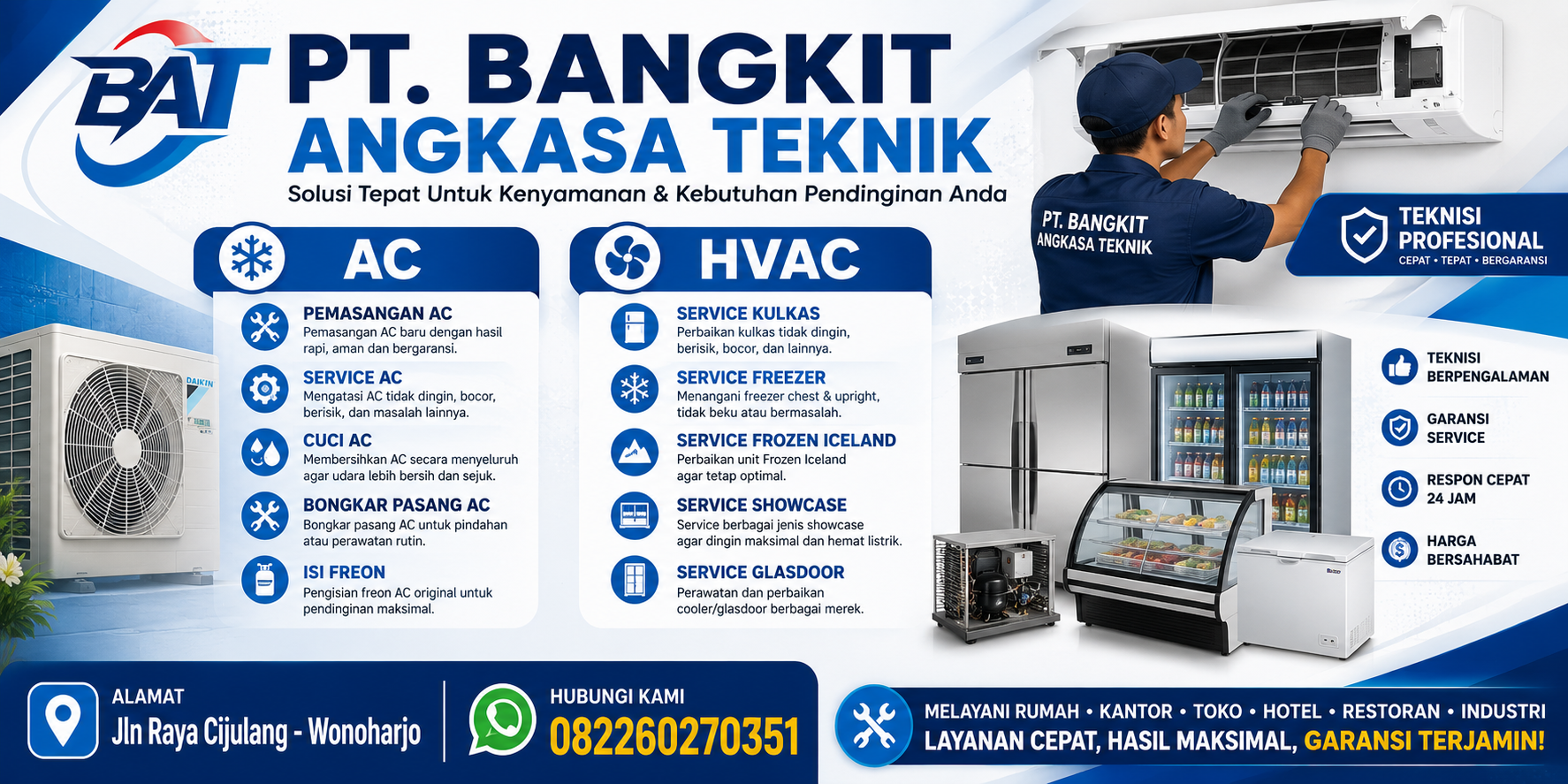 Service AC Pangandaran 24 Jam Siap Datang ke Lokasi