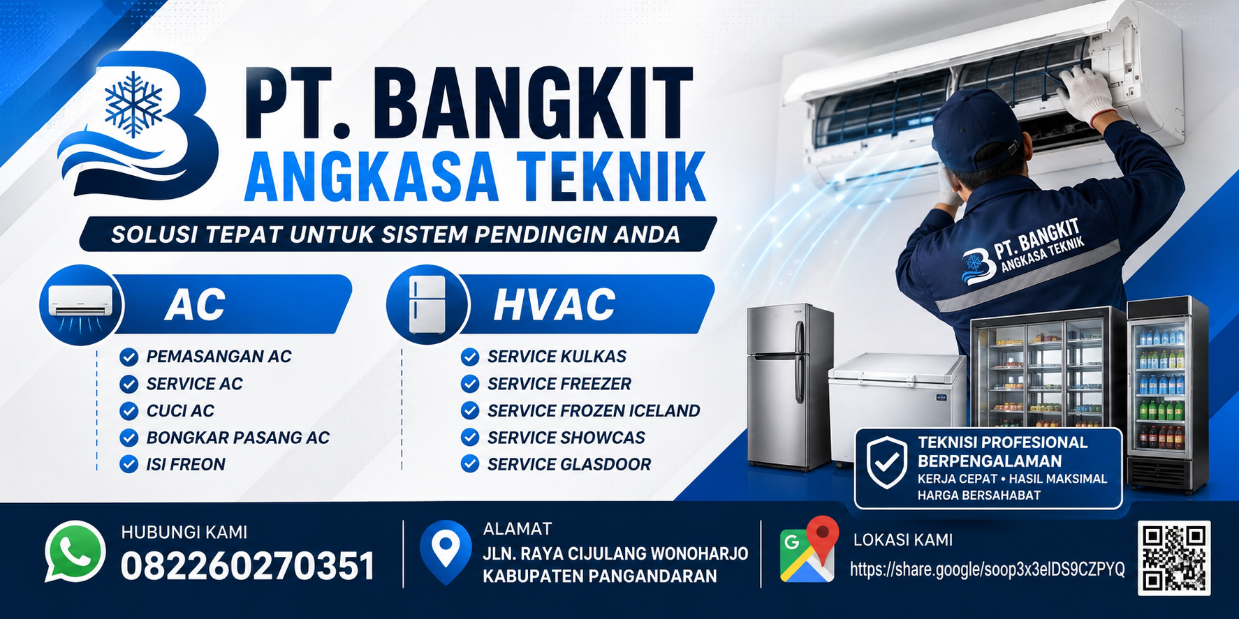 Service AC Pangandaran Terdekat dan Terpercaya, Panggilan ke Rumah